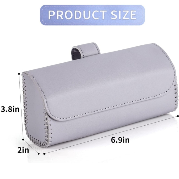 Mens sunglasses case for visor - Picture 3 of 4